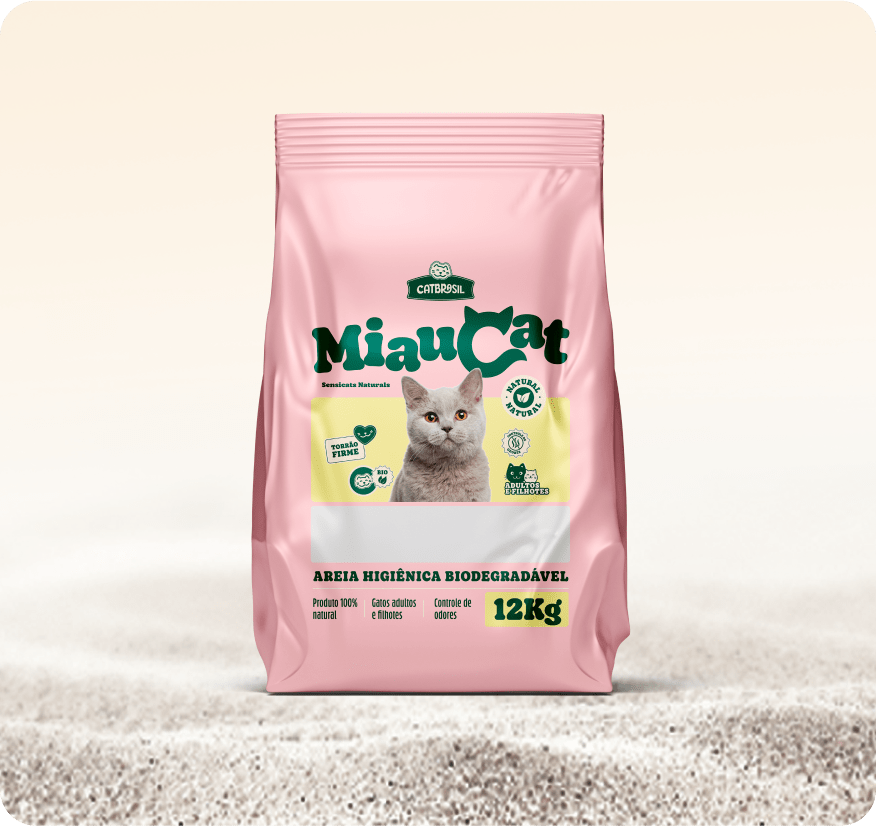 Areia Higiênica Biodegradável – 12kg