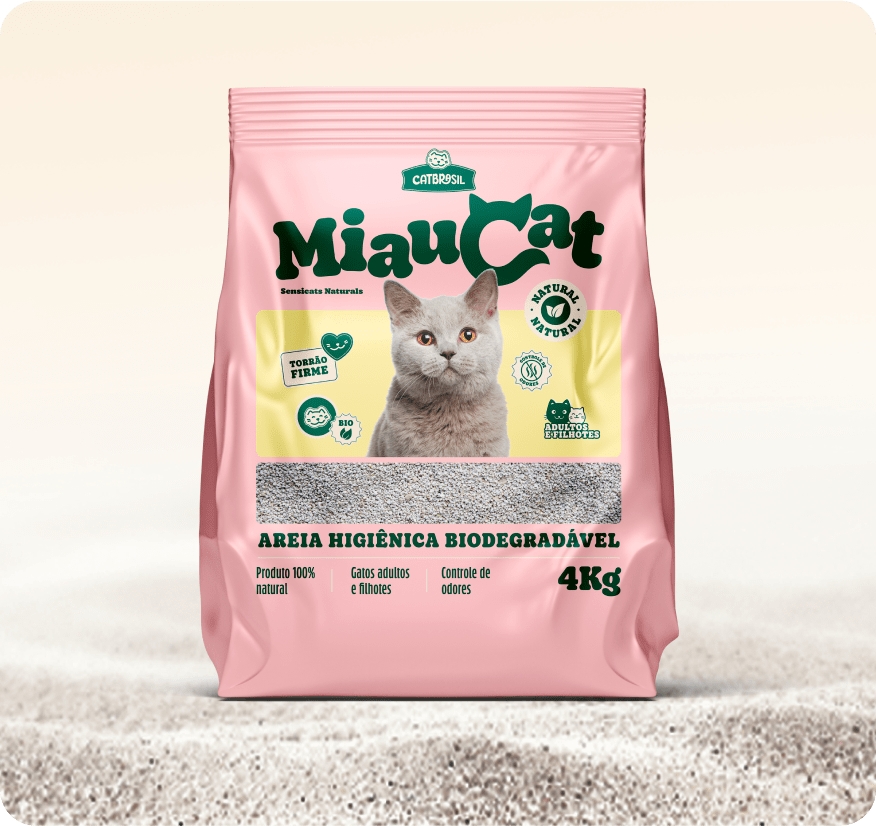 Areia Higiênica Biodegradável – 4kg